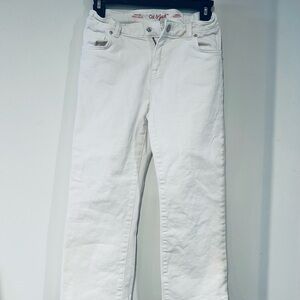 Cat & Jack White Straight Leg Jeans Versatile Fit
